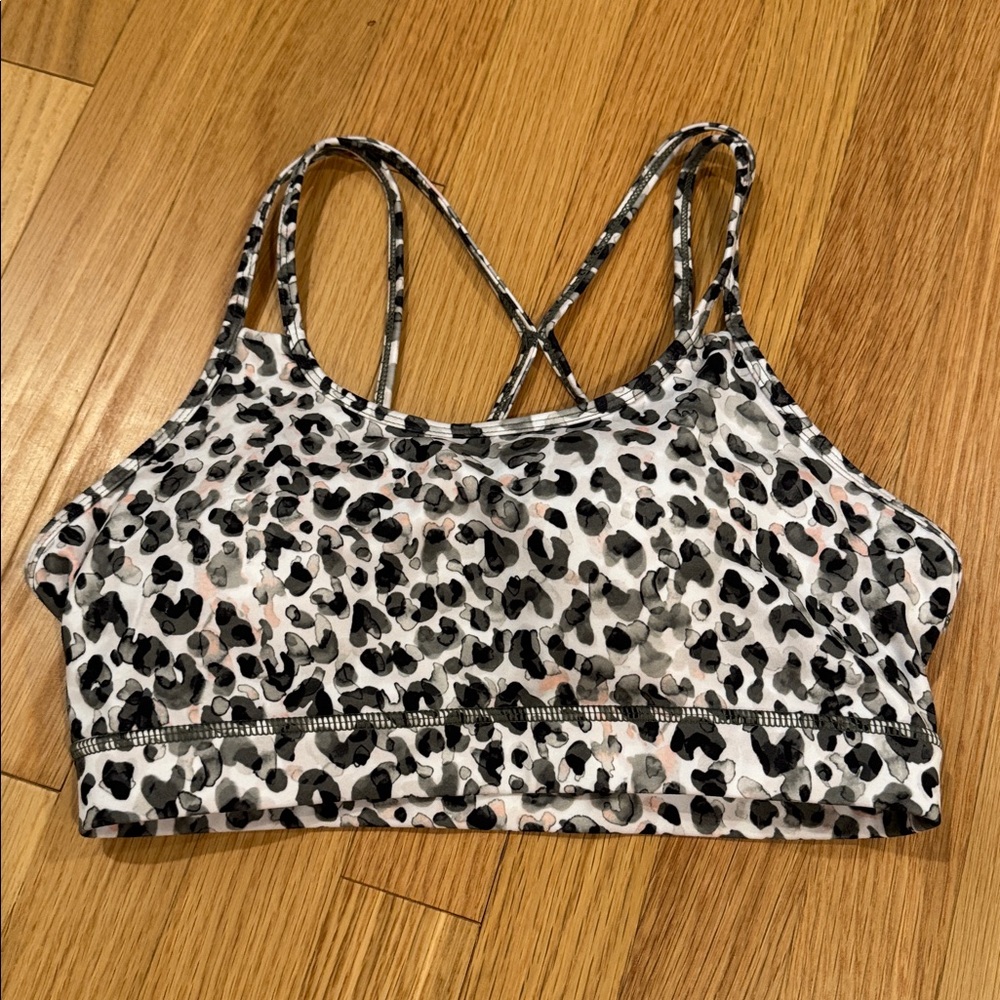 GAIAM Gray and Black Sports Bra